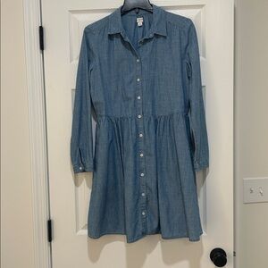 J. Crew Light Blue Chambray dress